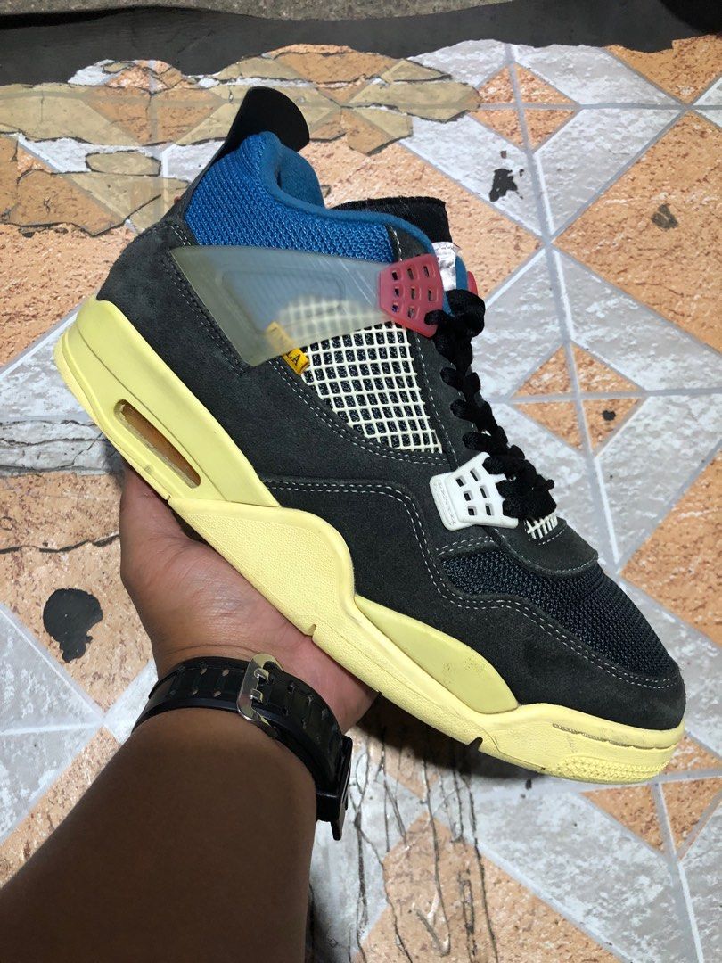 Air Jordan 4 Retro x Union LA 'Off-Noir' 2020 (28 cm), Men's