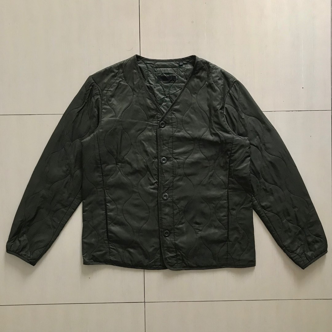 Uniqlo liner quilted jacket, Men's Fashion, Men's Clothes, Outerwear on
