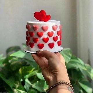Valentines bento cake 4x3