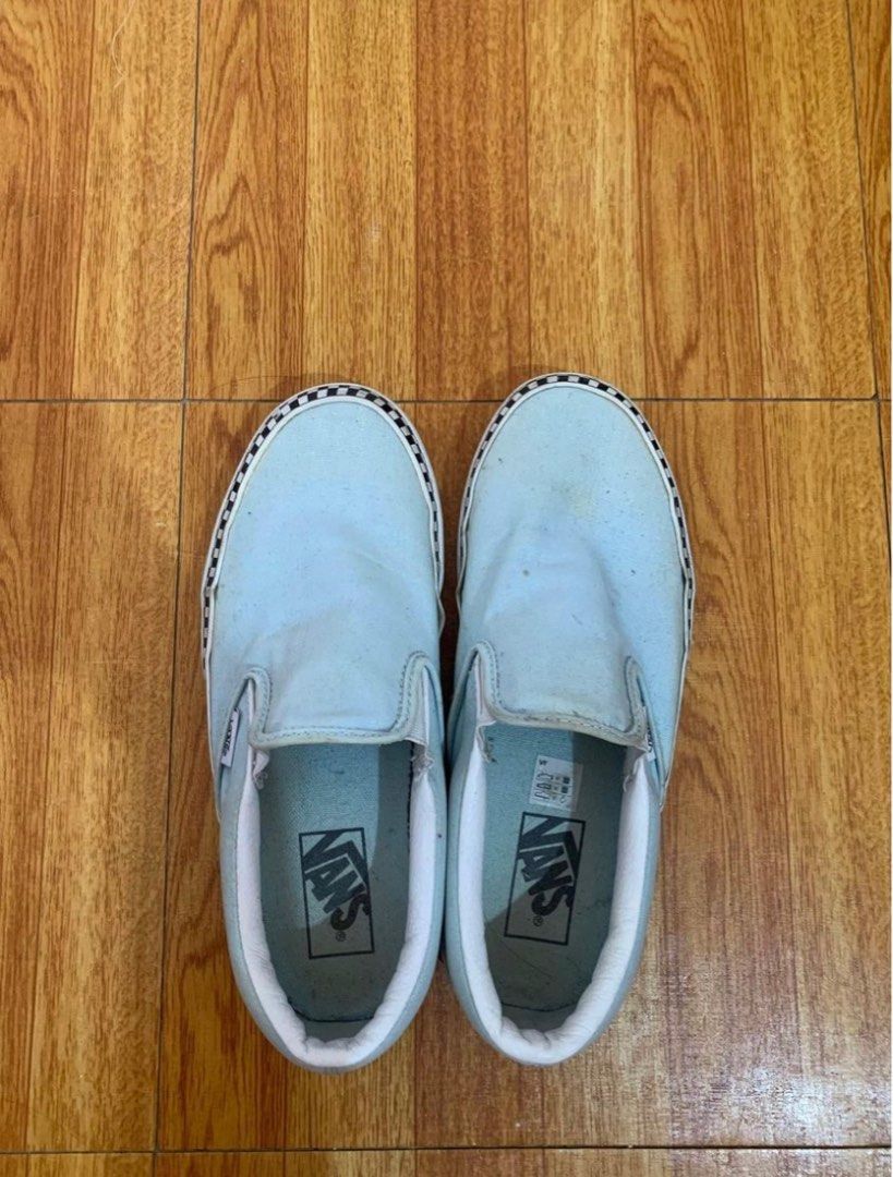Vans Slip Ons Blue