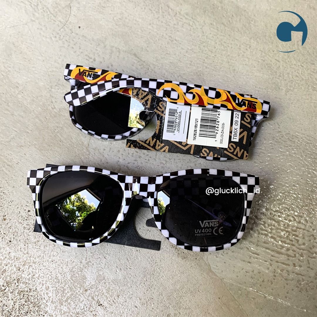 Vans, Spicoli Shades in Black/White Check/Flame