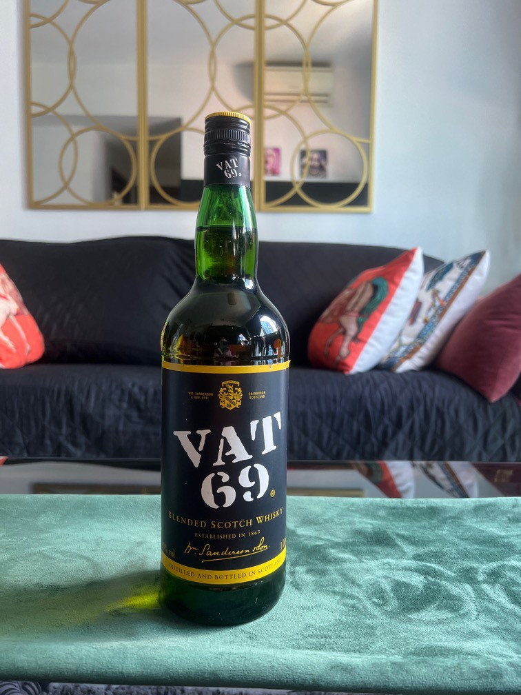 VAT 69 1litre, Food & Drinks, Alcoholic Beverages on Carousell
