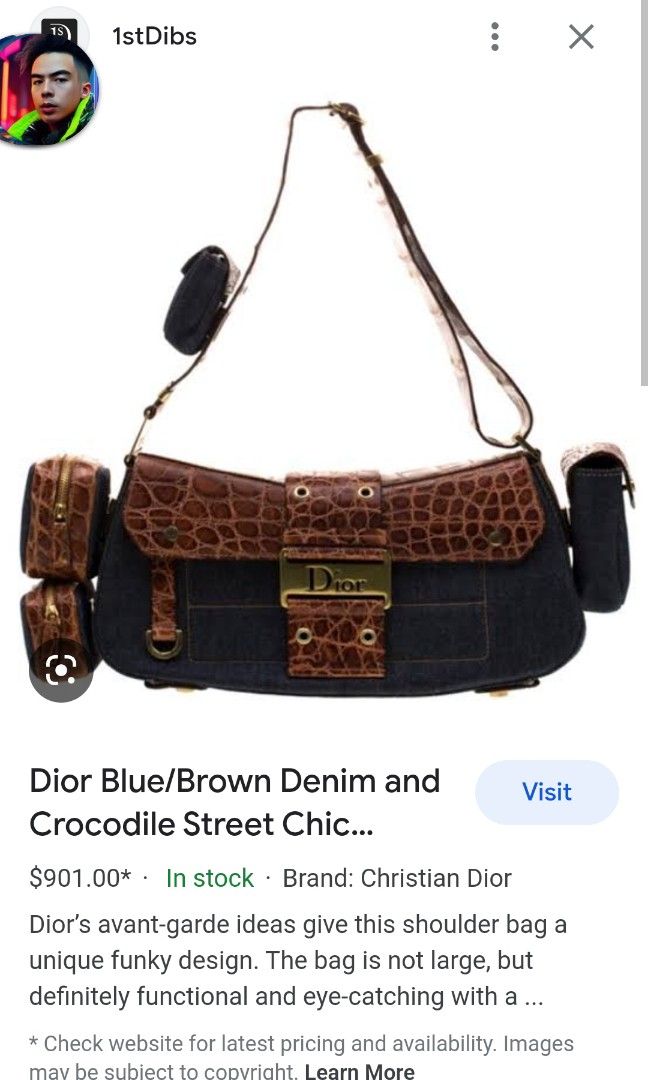 Dior Vintage Street Chic Trotter Belt Bag at 1stDibs