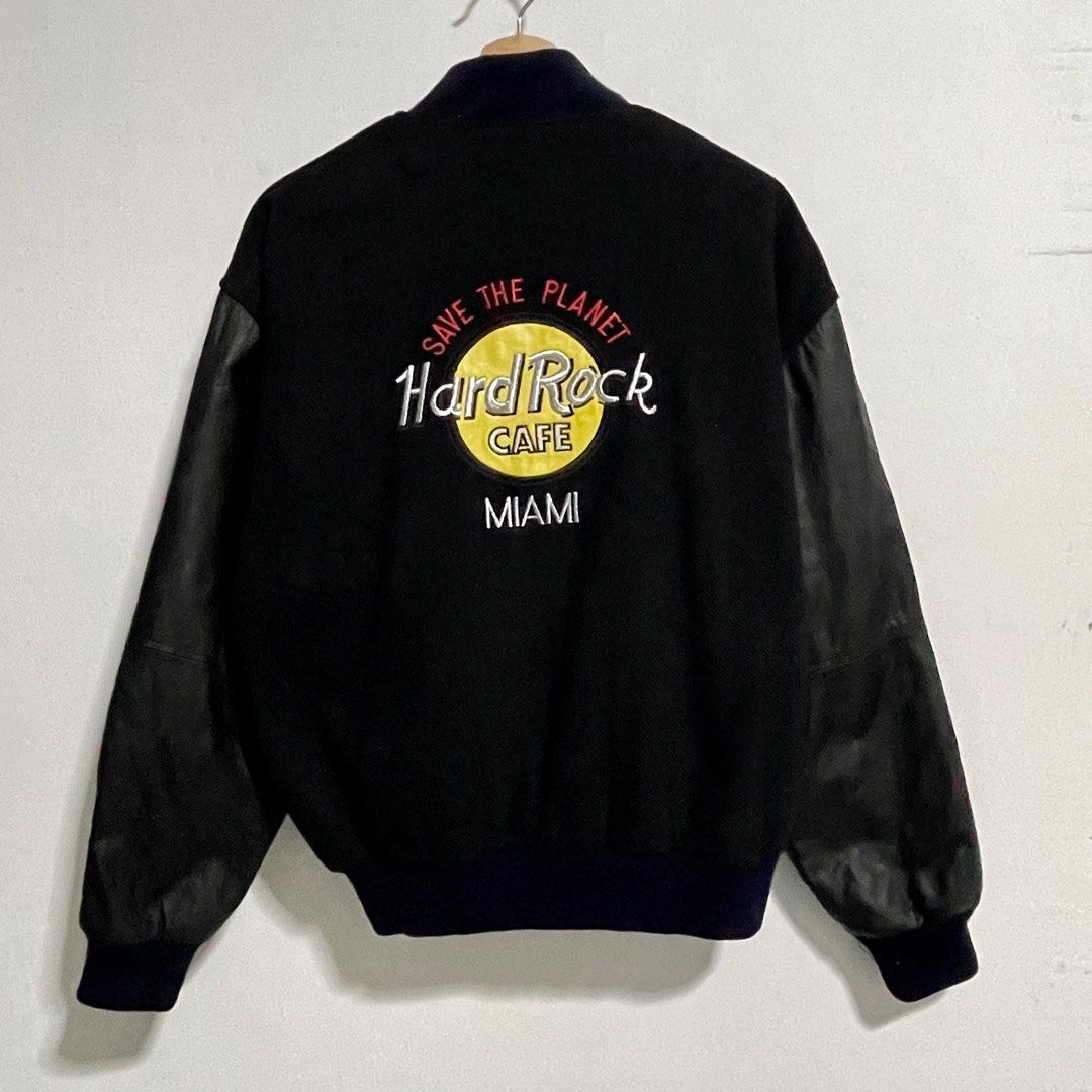 Hard rock deals cafe varsity jacket