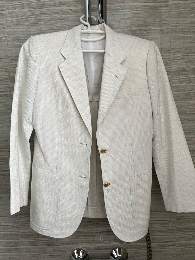 Vintage White Lacoste Blazer
