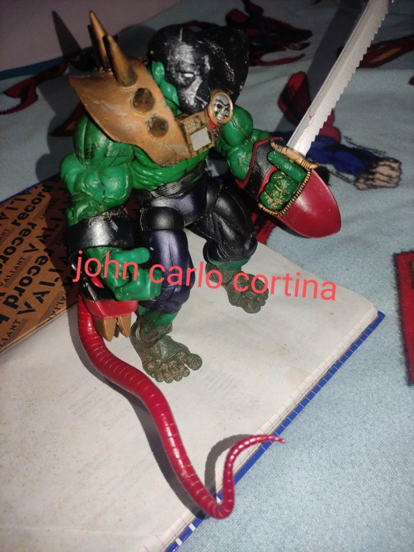 War hulk toybiz 2004 (Category: Action & Battle Toys) located in Quezon City. Submitted by cortman (Listing ID 1210131559, Image 2). Description: - missing thumb left arm - dust around body - joints are not that tight anymore, but it can still stand. - what you see is what you get from the pic - mask is gone 🥲 (update oct 2026) - price is negotiable meet ups qc, preferably around matalino area near qc city hall. delivery is also possible through