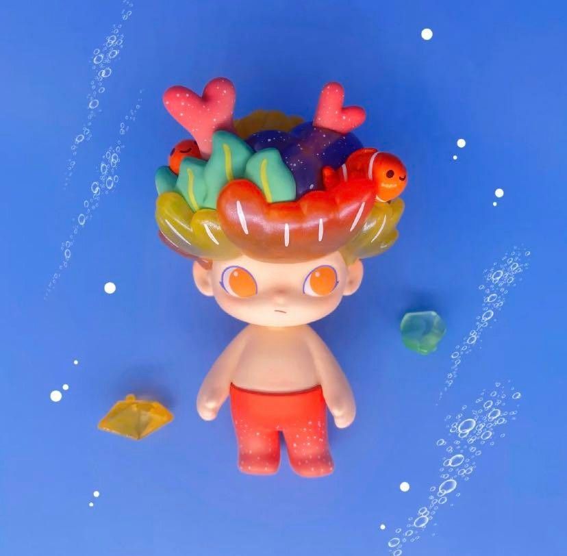 WTS ONLY Authentic Popmart Pop Mart DIMOO Aquarium Coral, Hobbies ...