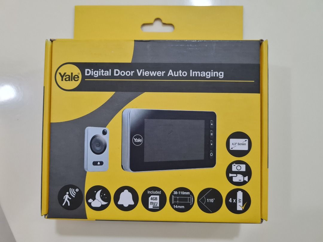 Yale Digital Door Viewer, Furniture & Home Living, Security & Locks