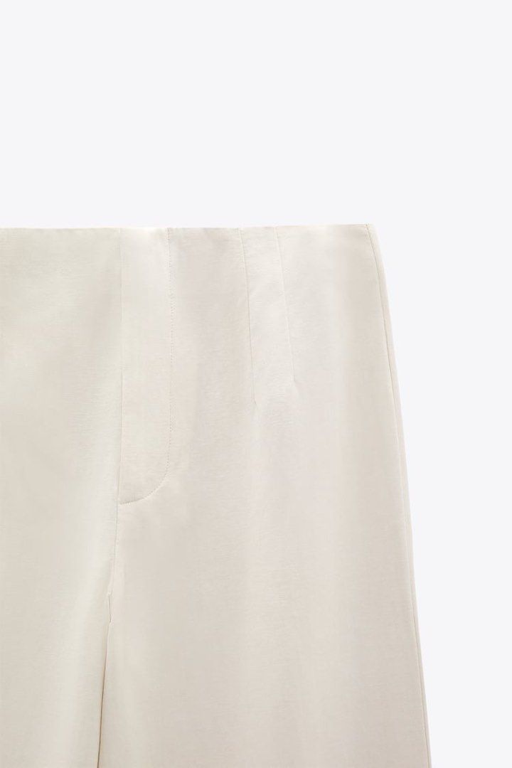 ZARA Full Length Linen Blend Trousers, Women's Fashion, Bottoms, Other