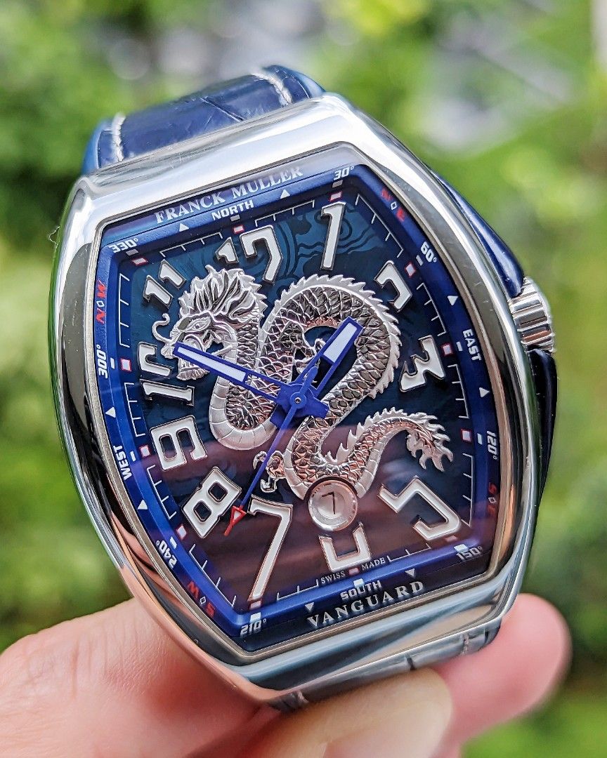 188 PIECES Franck Muller Vanguard Dragon King Blue V 45 SC DT