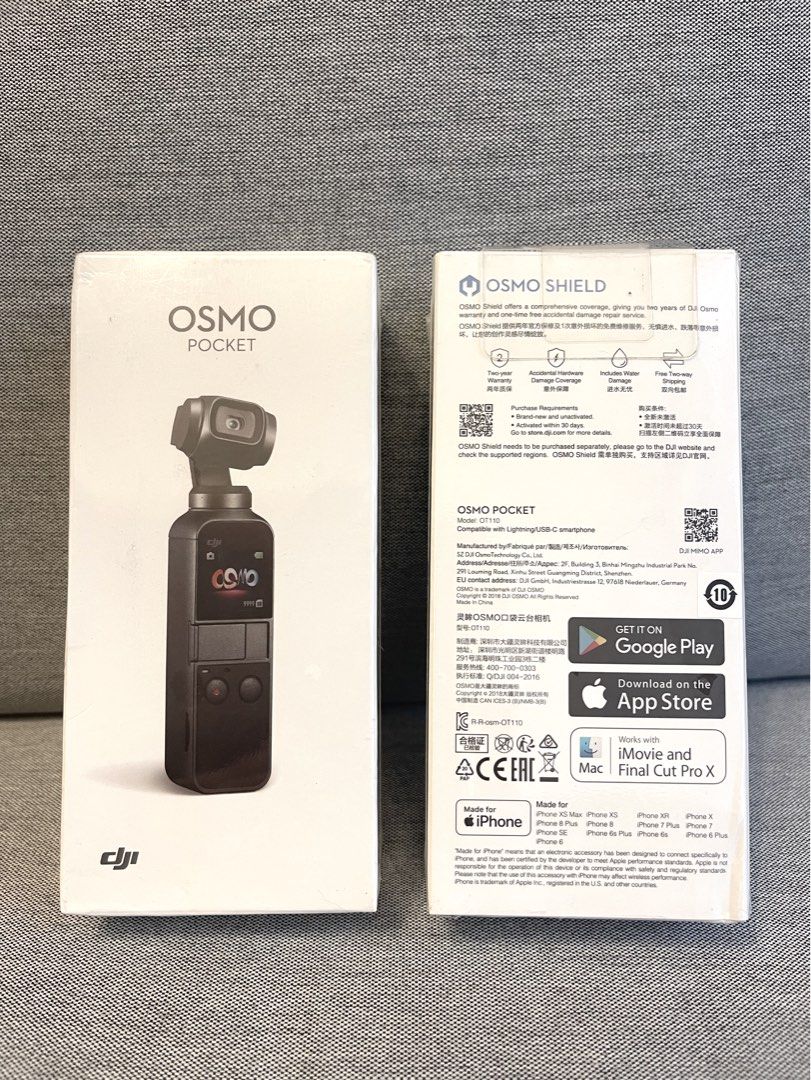 全新未開封港行DJI Osmo Pocket, 攝影器材, 攝錄機- Carousell