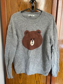 韓國購入 Line friends 熊大針織衫