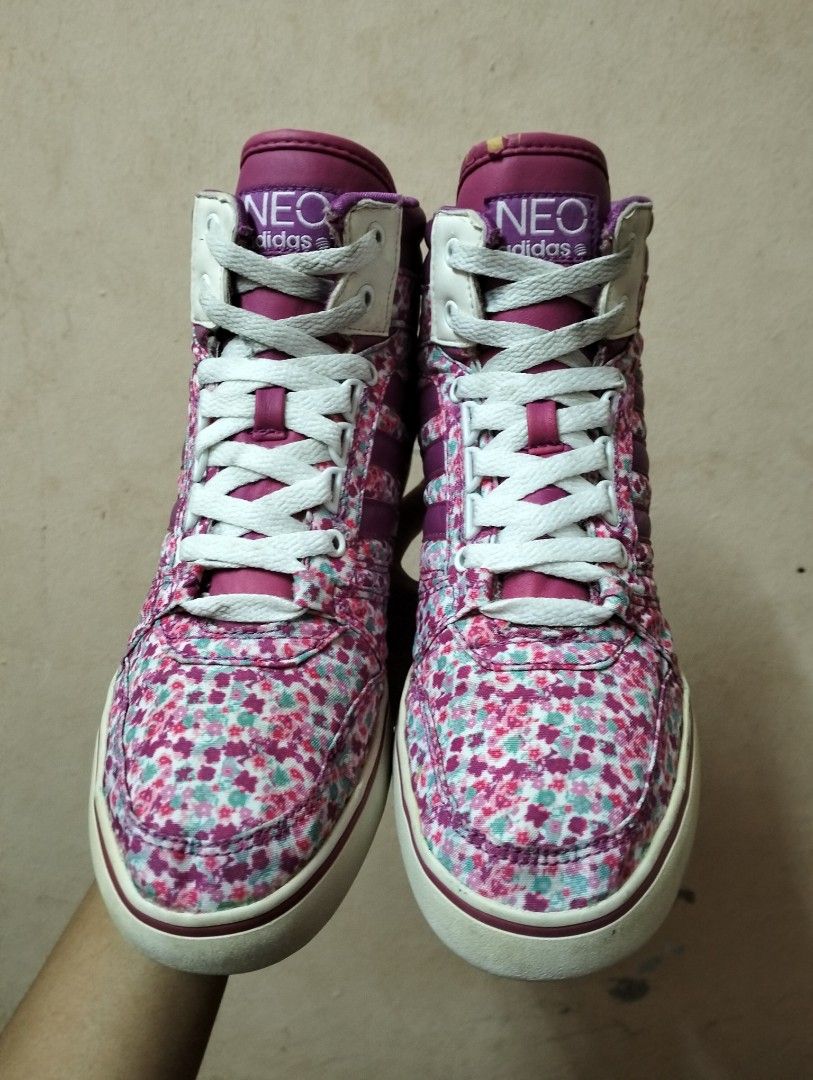 Adidas neo deals flower shoes