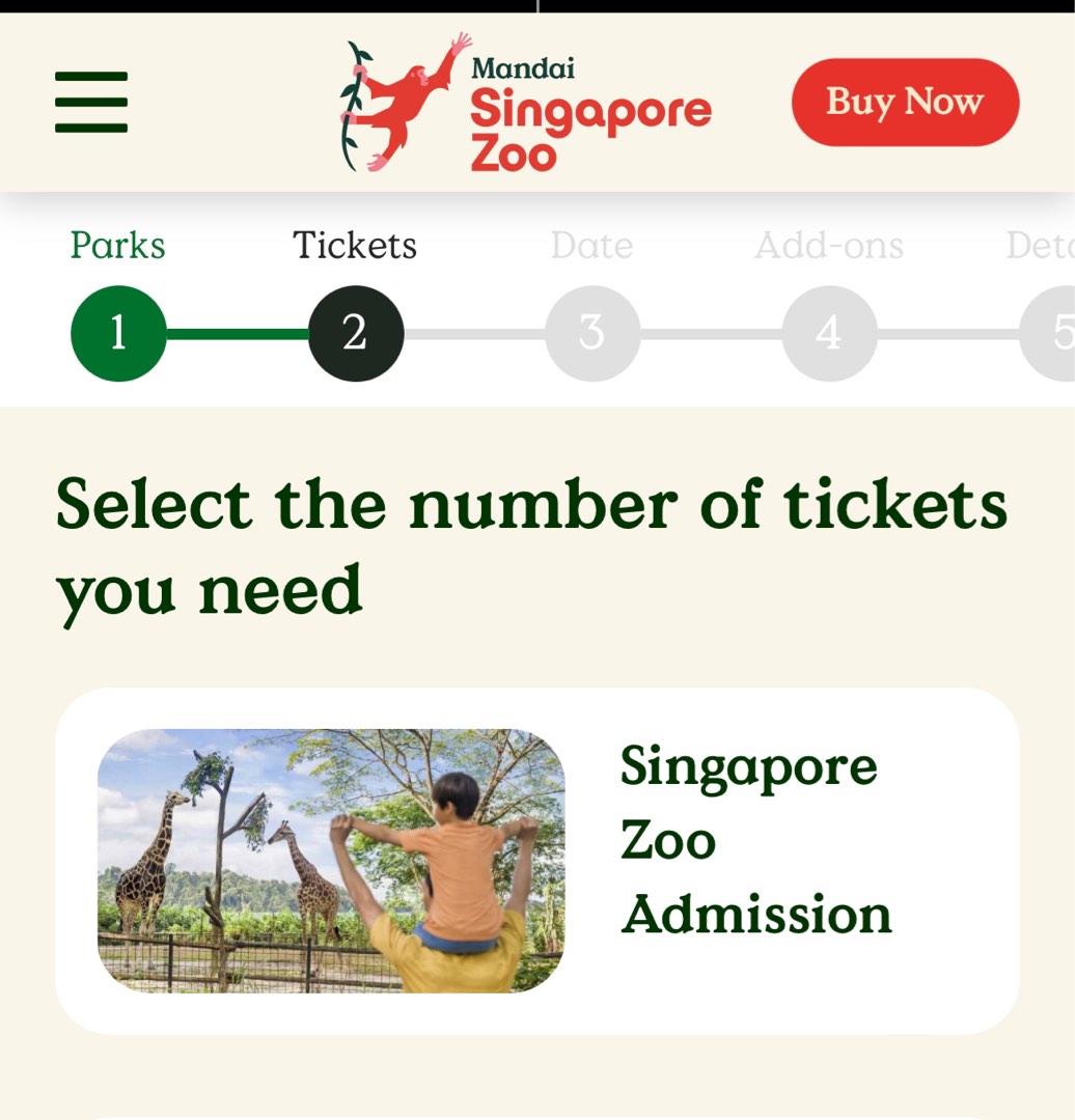 Adult Zoo tickets, Tickets & Vouchers, Local Attractions & Transport on