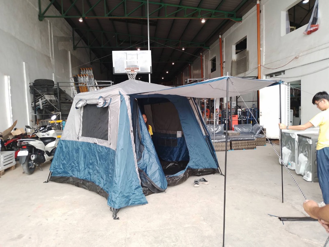 Adventuridge 6 Person Instant Up Camping Tent, Sports Equipment, Hiking