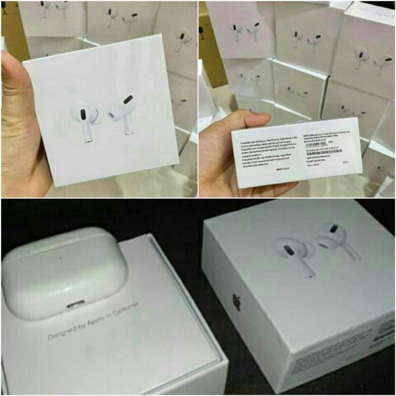 Airpod Pro (Category: Earphones) located in Manila. Submitted by larascollection0920 (Listing ID 1210248374, Image 2). Description: AIRPOD Pro Specifications: ✔️Change Name / Rename ✔️Custom Controls ✔️GPS, Find my AirPods ✔️5 Mode ✔️Noise Cancellation ✔️Pop-up / Auto-connect ✔️Wireless Charging Case ✔️Lightning Cable Charger to USB-C, Manuals ✔️Black tip.
