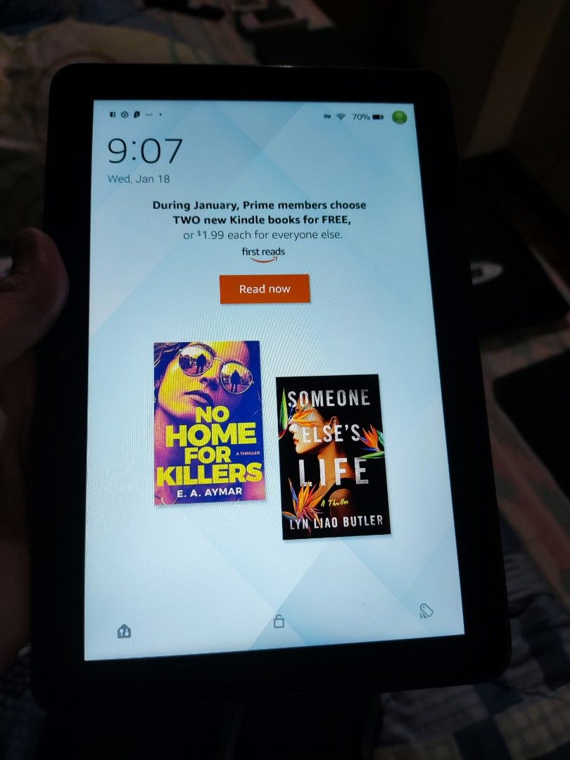 Amazon Fire HD 8 Plus 2020 (10th Gen) (Category: Android) located in Pasig City. Submitted by aids888 (Listing ID 1210372888, Image 1). Description: For sale Amazon Fire HD 8 Plus ; 2020 version Same as the Hd8 but with 3gb ram instead of 2 gb ram. includes charger (usb c) Original box ill give a cover as well loc Ortigas Pasig or Greenhills can send via grab or lalamove as well.