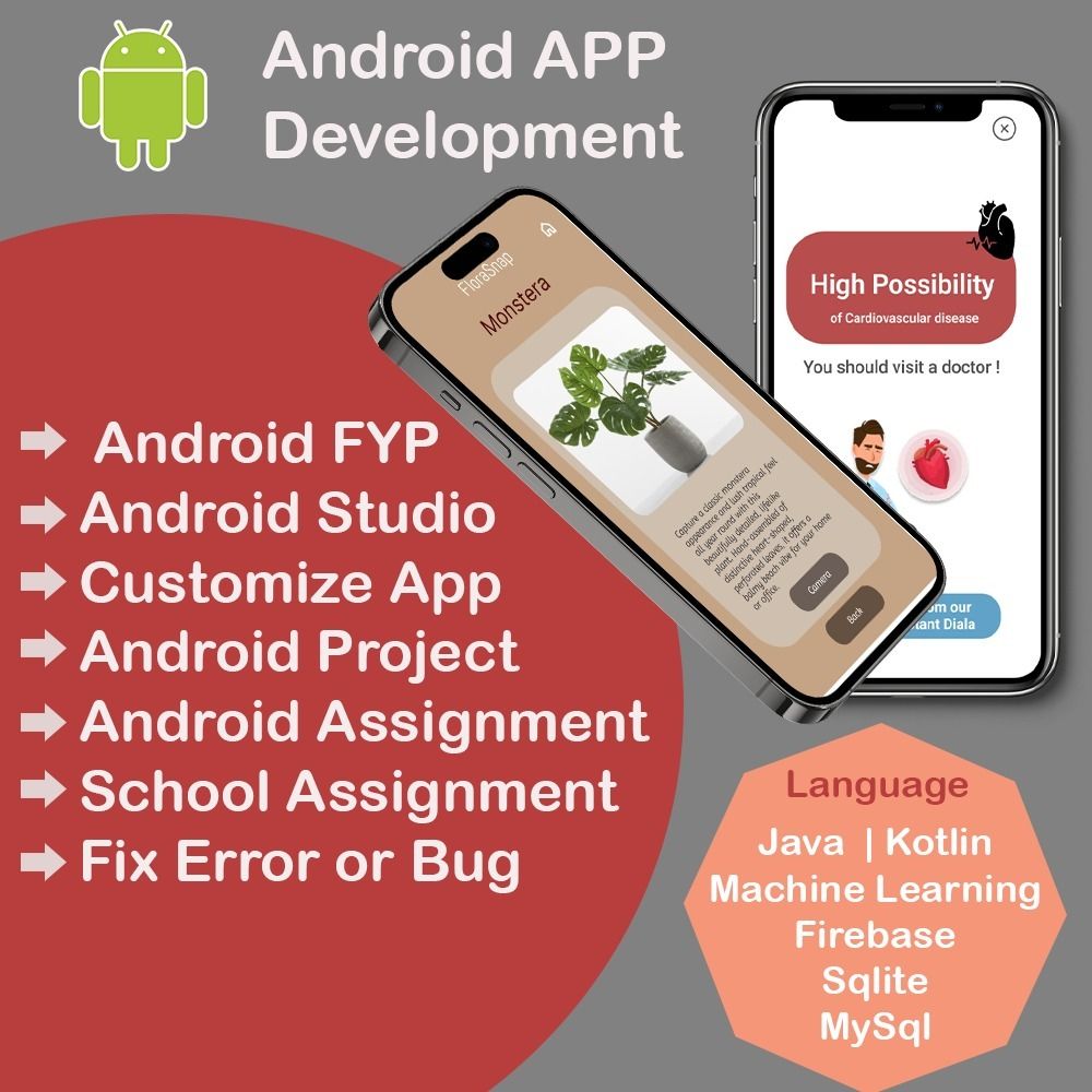 Android App Studio Coding Programming Tuition | Java | Kotlin | School Project Assignment Help Assistance | FYP (Category: IT & Programming) located in Singapore. Submitted by holidaydiffuser (Listing ID 1210334843, Image 2). Description: School Assignment / Final Year Project Assistance: ▶️ Java Native ▶️ Android Studio ▶️ Kotlin ▶️ Fixing Bugs ▶️ Reports in explaining software coding/libraries ▶️ 1:1 online code explanation 💰 Best Price Guaran