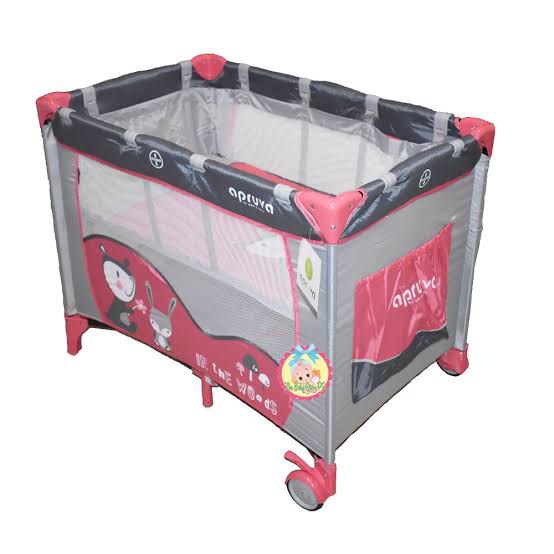 Apruva Playpen Crib Pink, Babies & Kids, Baby Nursery & Kids Furniture