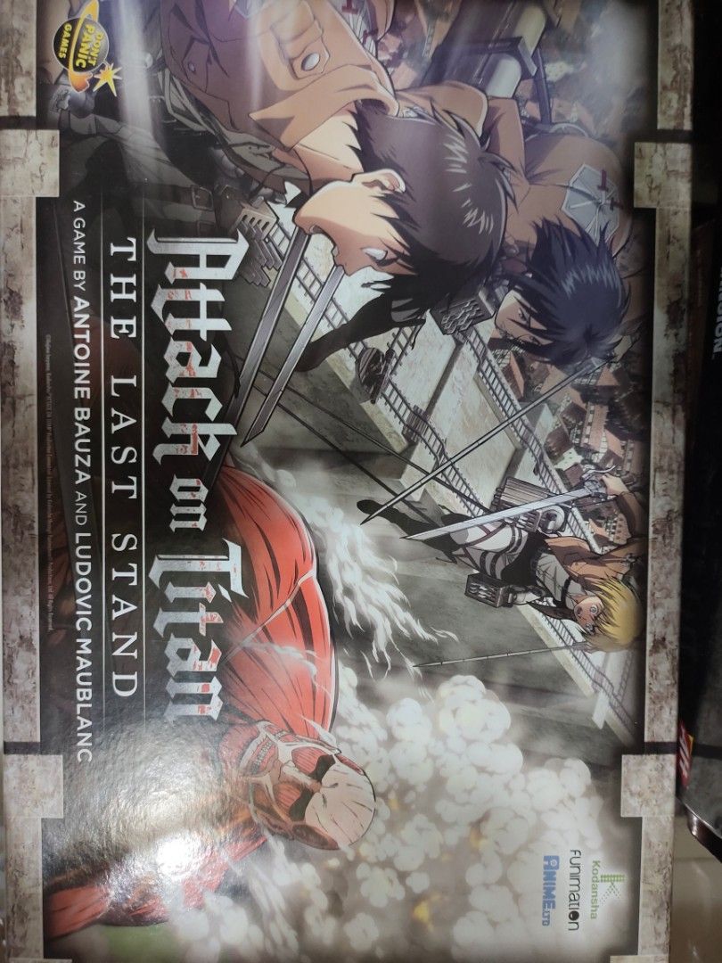 Attack on Titan Board Game, Hobbies & Toys, Toys & Games on Carousell