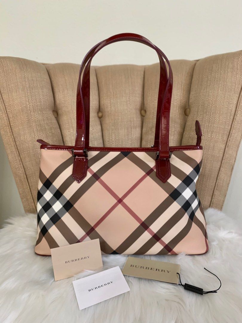 Burberry nova tote bag best sale