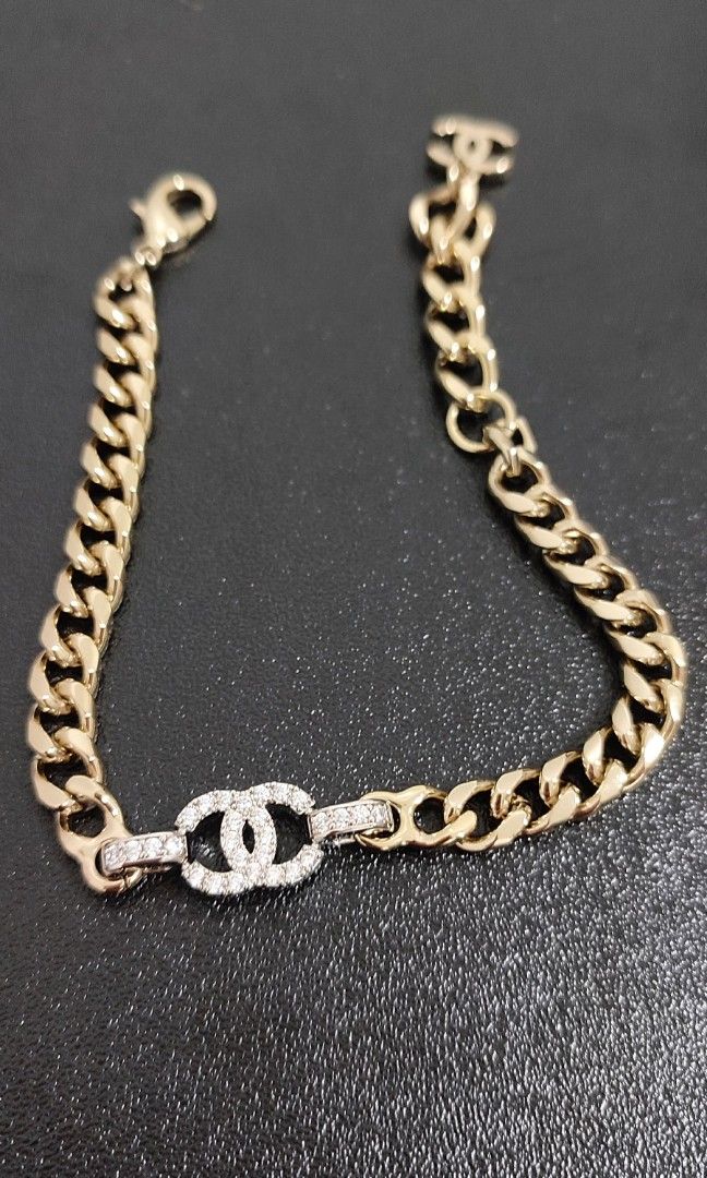 Chanel store crystal bracelet