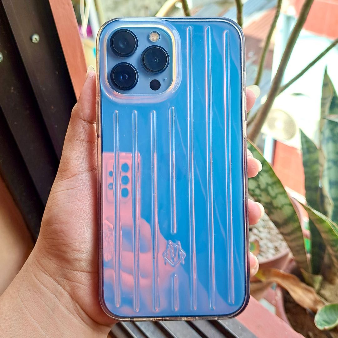 Authentic Rimowa Iridescent Case for iPhone 13 Pro Max, Mobile Phones