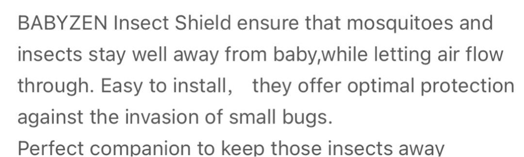 Babyzen Yoyo 6+ Insect Shield