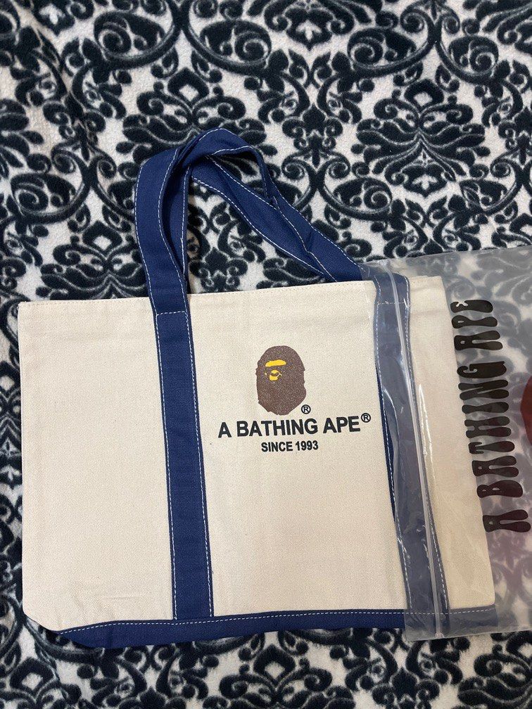 Bape canvas tote clearance bag
