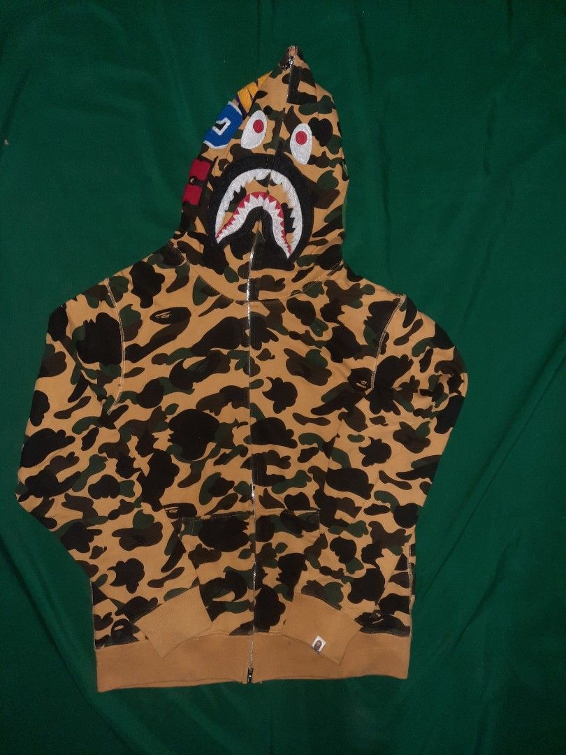 Bape sharks camouflage, Men's Fashion, Coats, Jackets and Outerwear on ...