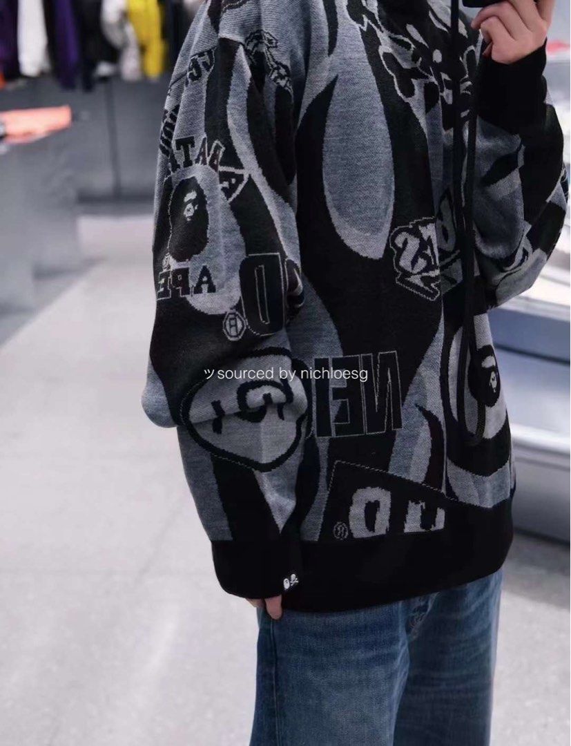 NEIGHBORHOOD BAPE NBHD RELAXED FIT KNIT - スウェット