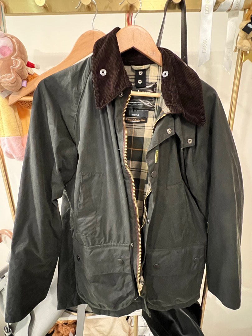 barbour Classic bedale wax Jacket - Size C38, 男裝, 外套及戶外衣服