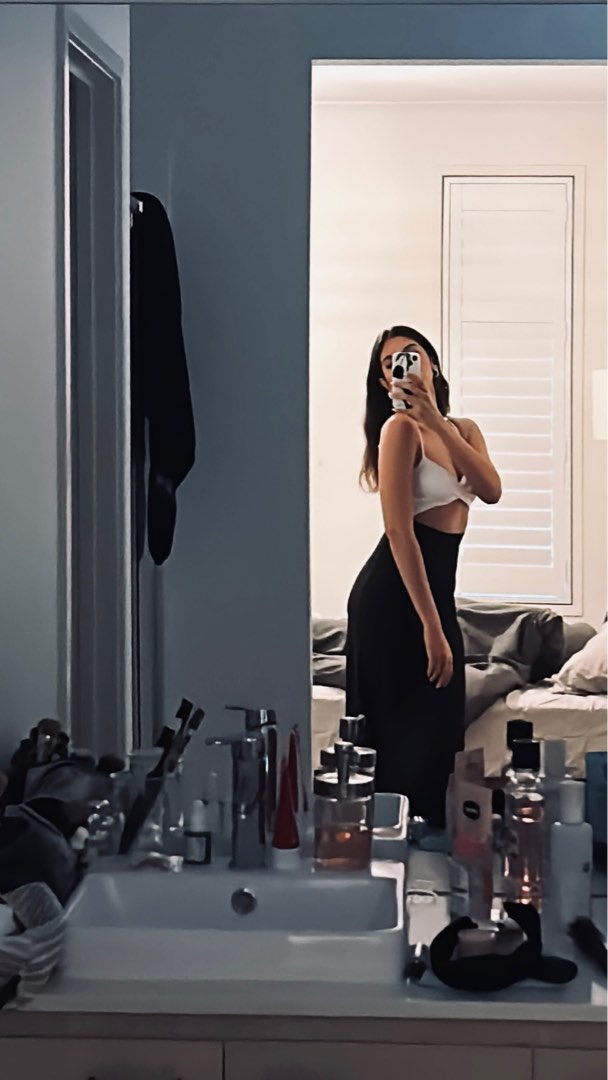 slip on black white