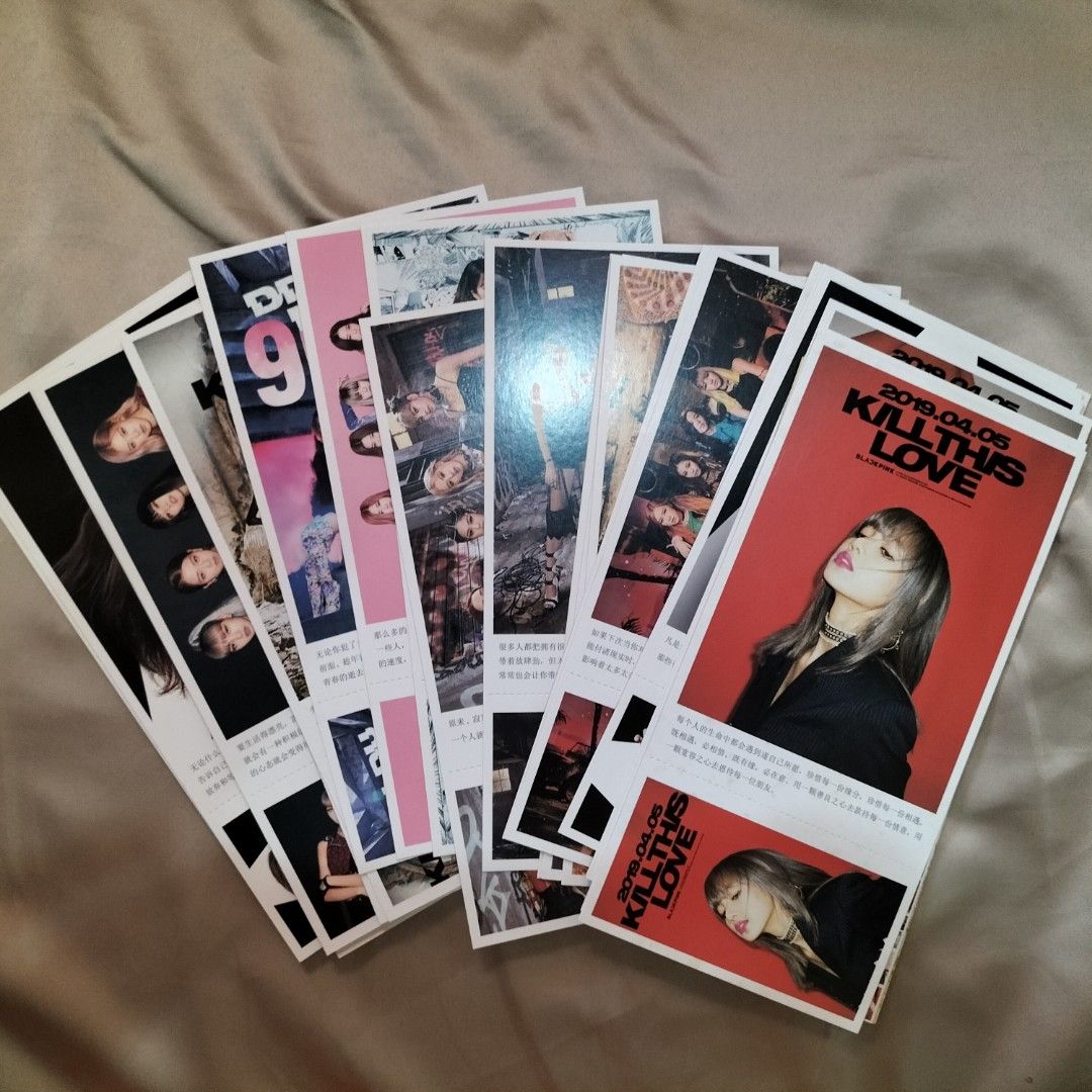 Blackpink Postcard and Notebook Set (Category: K-Wave Merchandise) located in Antipolo. Submitted by trish.0811 (Listing ID 1210278512, Image 3). Description: Quality: 10/10, Opened once Specifics: • There are only 26 postcards • Notebook has 32 pages and is sealed • RFS: Decluttering.