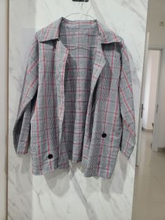 Blazer kotak kotak