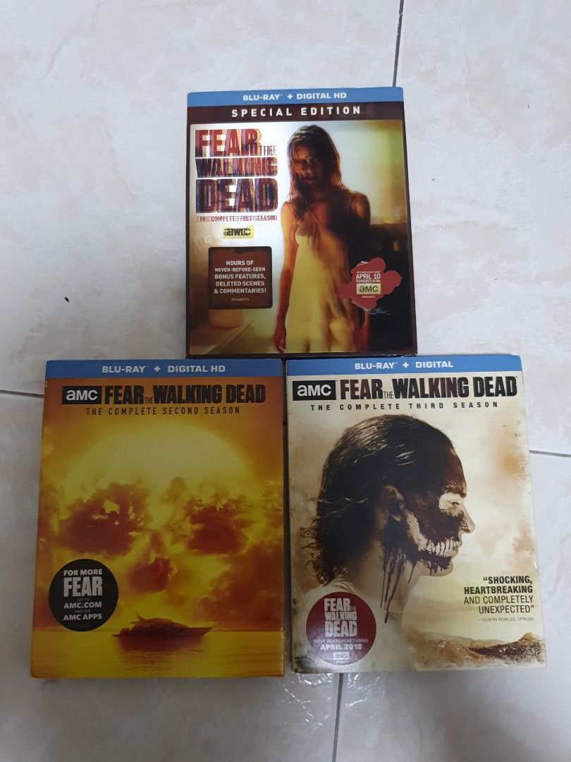 Bluray / Blu Ray : Fear the Walking Dead, Hobbies & Toys, Music & Media,  CDs & DVDs on Carousell