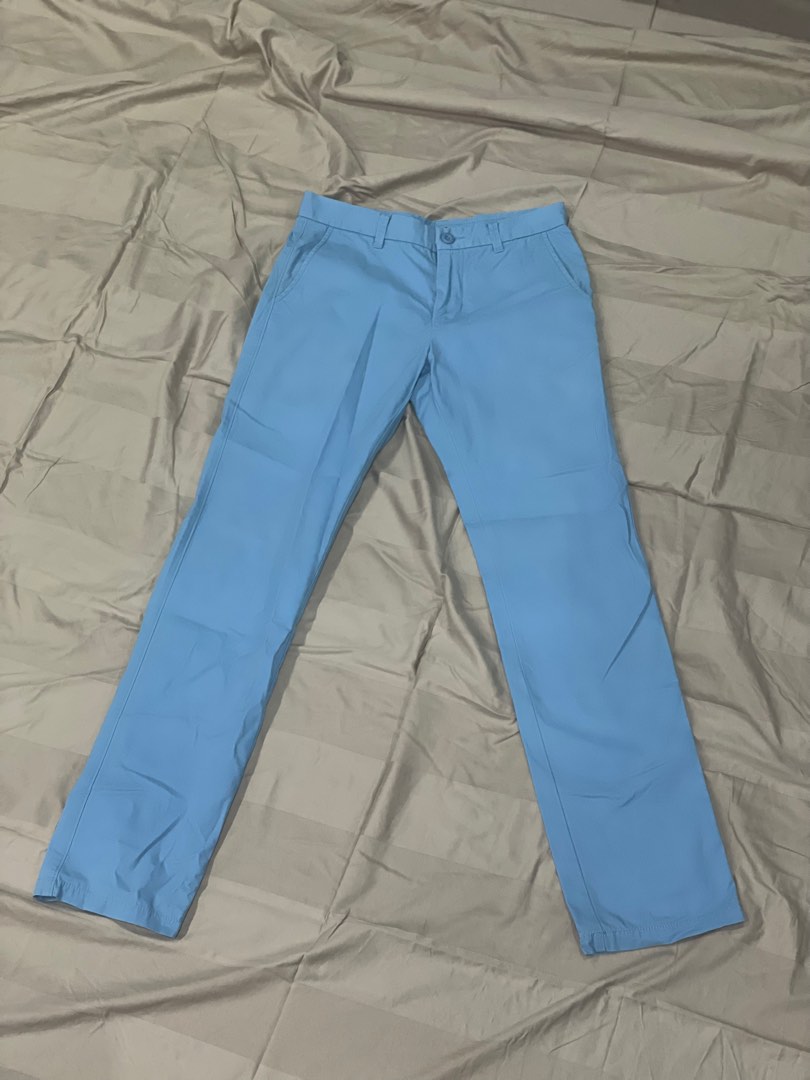 Bossini Sky Blue Pants, Men's Fashion, Bottoms, Trousers on Carousell