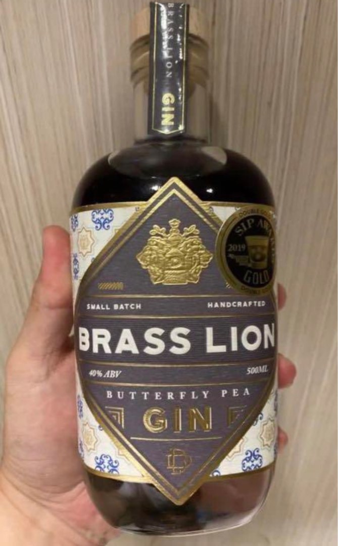 Brass Lion Gin, Food & Drinks, Alcoholic Beverages on Carousell