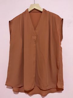 Brown Top/atasan coklat/ blouse