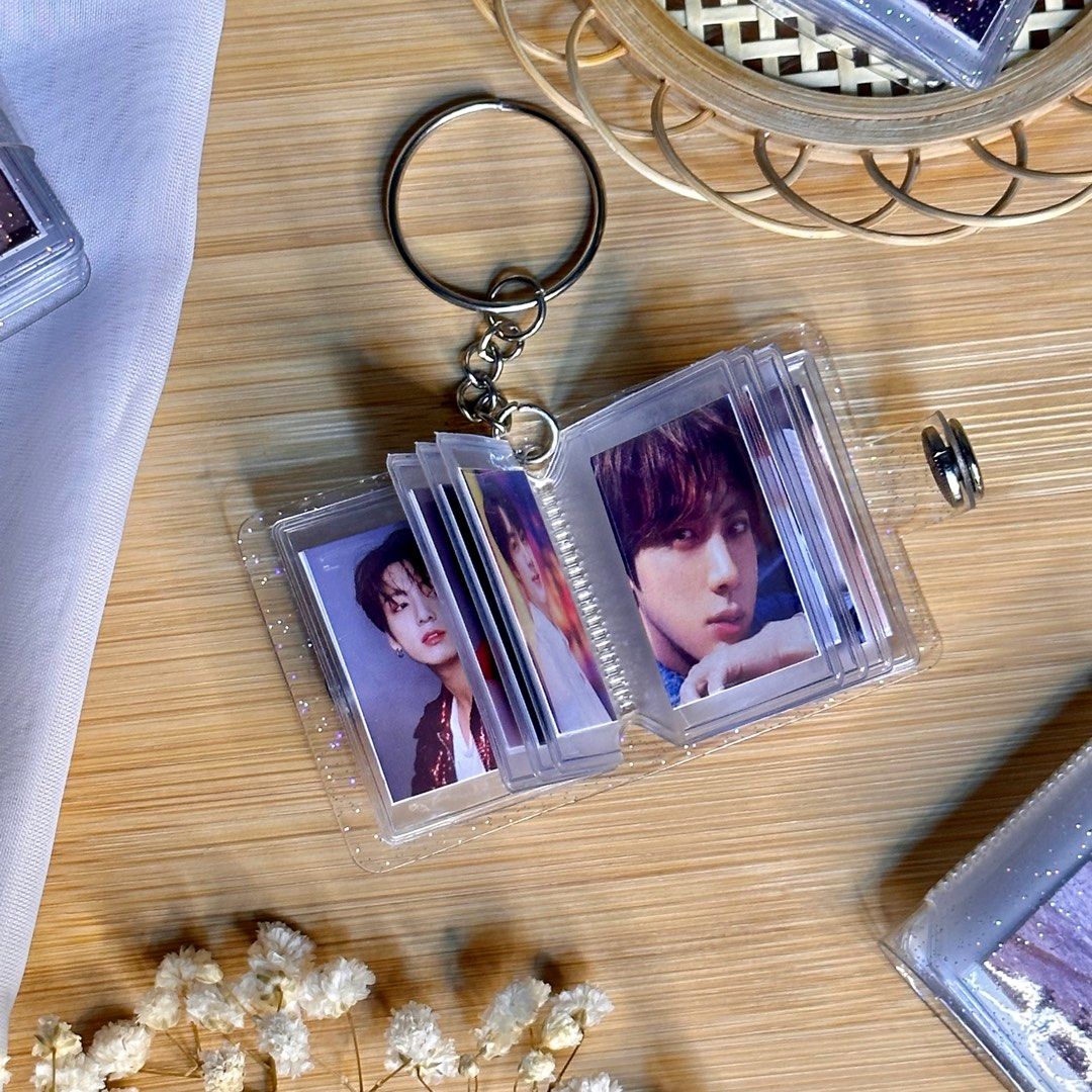 BTS DECO KIT Mini Photo Album Keychain