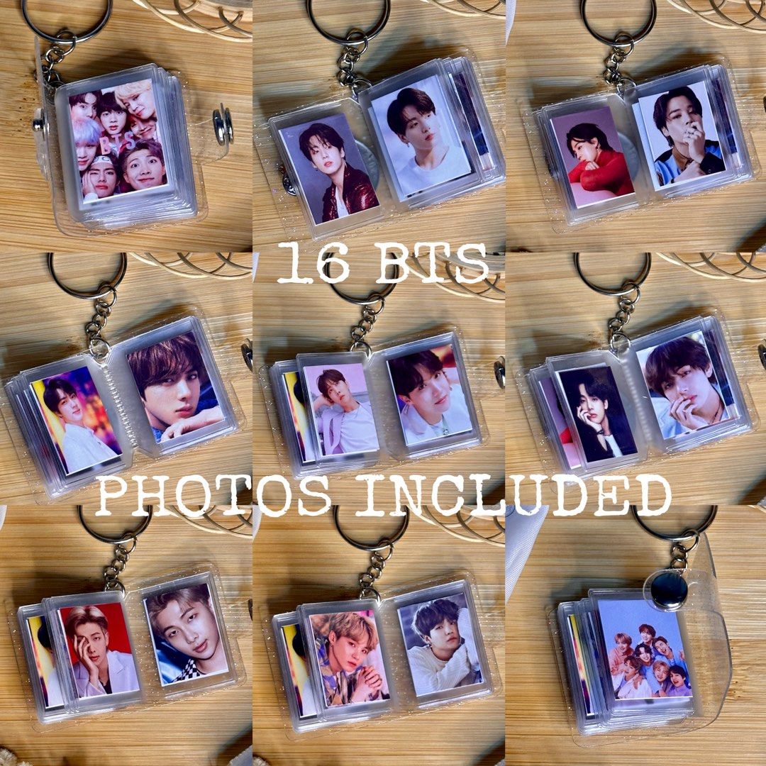 BTS Mini Photo Album Keychain
