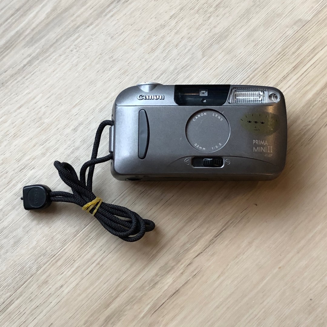 Canon PRIMA MINI II 廣角定焦底片相機同autoboy f xl 傻瓜相機, 相機