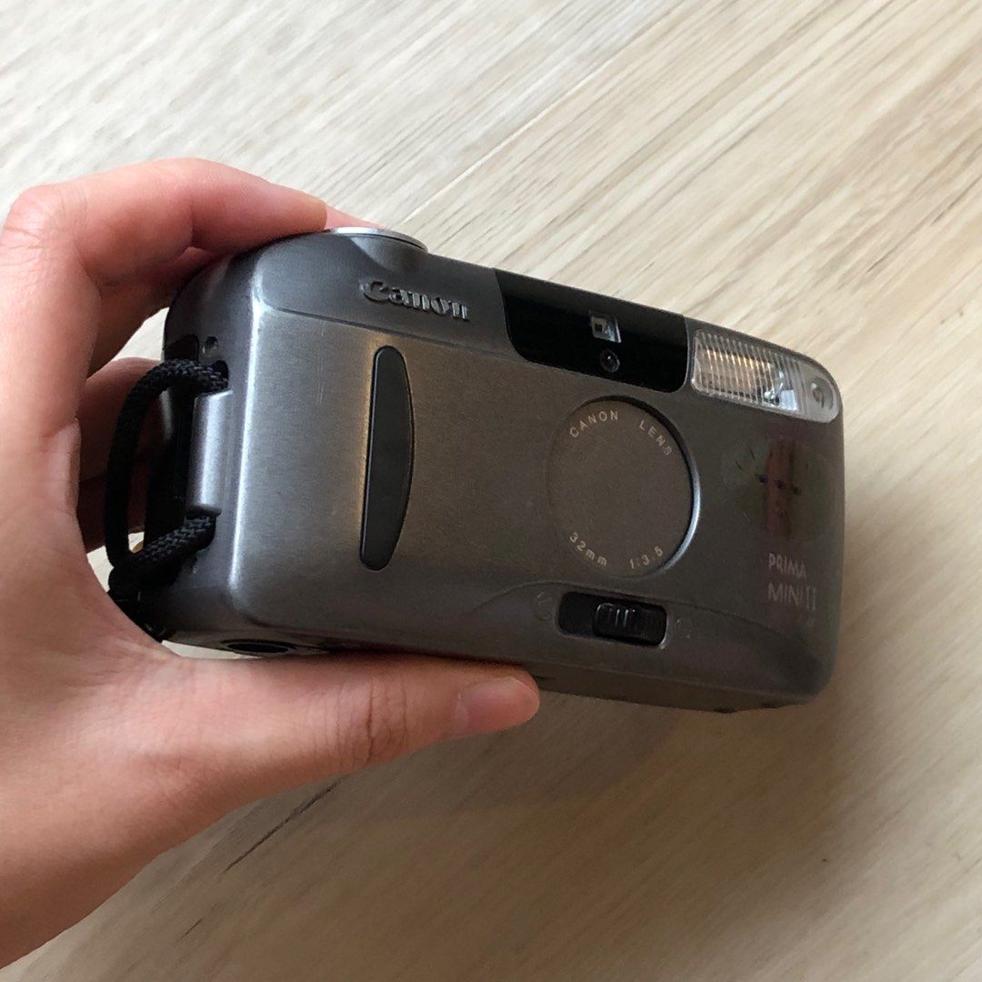 Canon PRIMA MINI II 廣角定焦底片相機同autoboy f xl 傻瓜相機, 相機