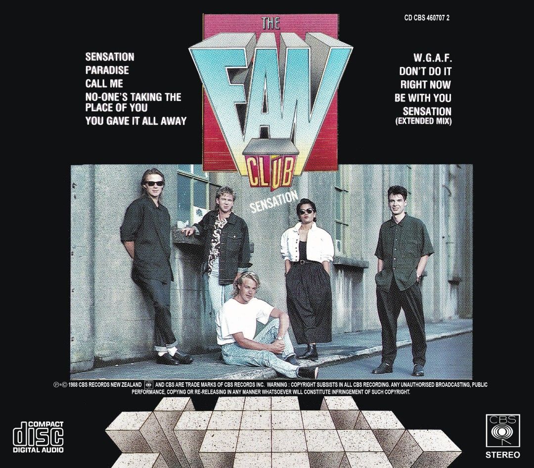 CDR The Fan Club Sensation CBS New Zealand 1988, Hobbies & Toys, Music ...