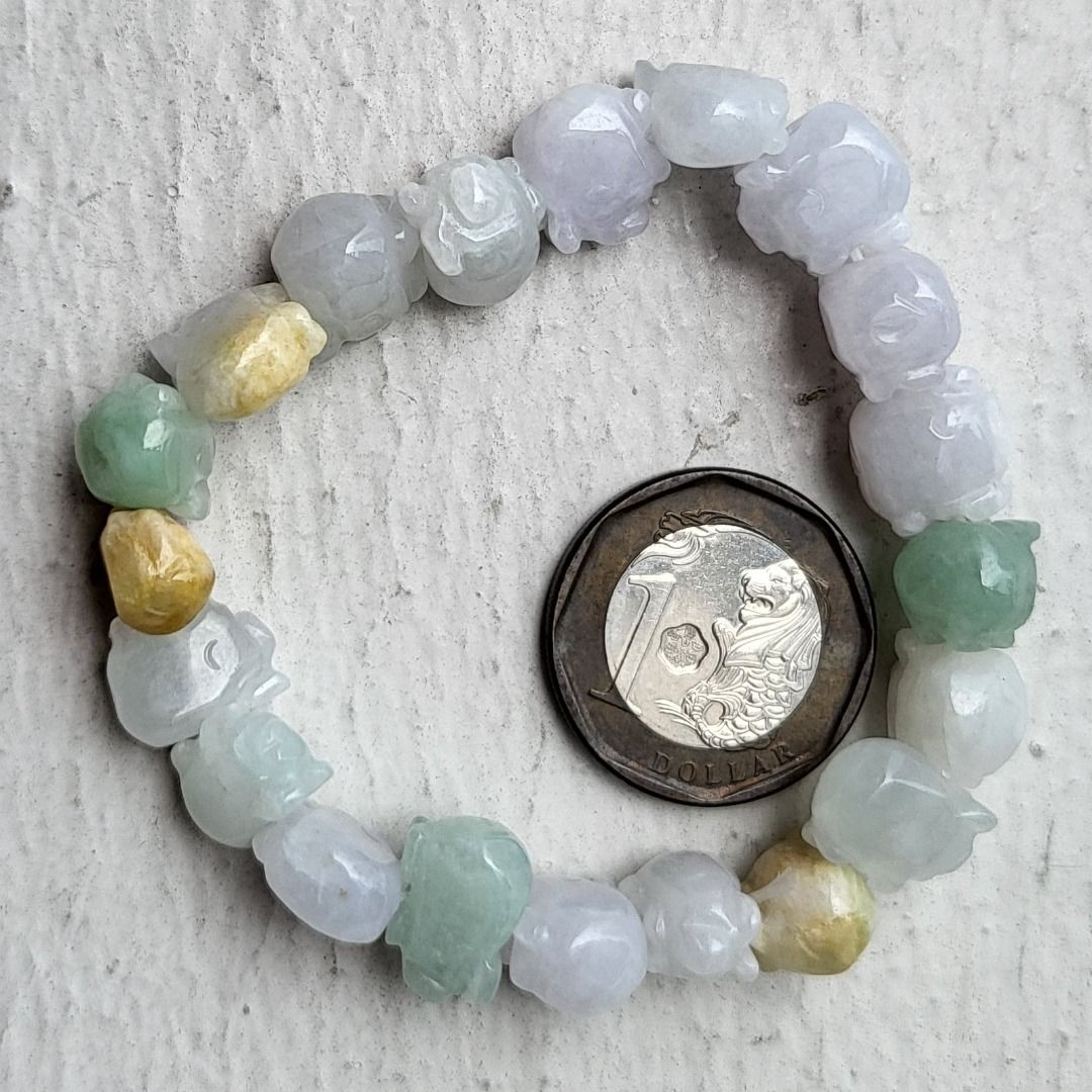 Jade hot sale pig bracelet