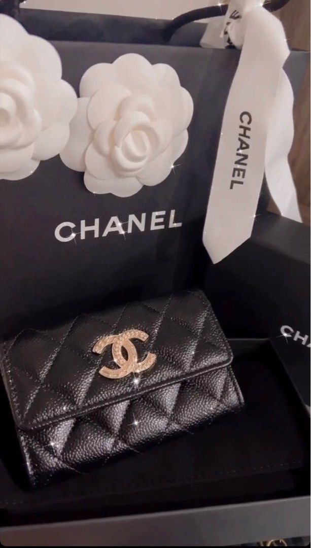 chanel card holders, Women's Fashion, Bags & Wallets, Wallets & Card