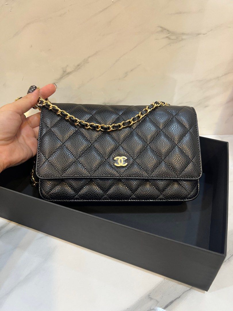 Chanel Classic WOC GHW, Luxury, Bags & Wallets on Carousell