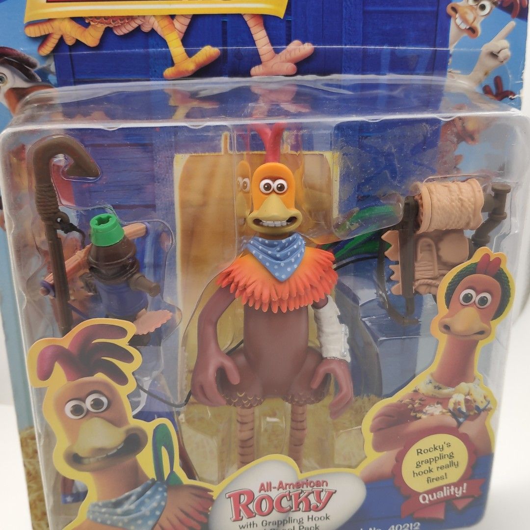 CHICKEN RUN ALL-AMERICAN ROCKY ACTION FIGURE Grappling Hook