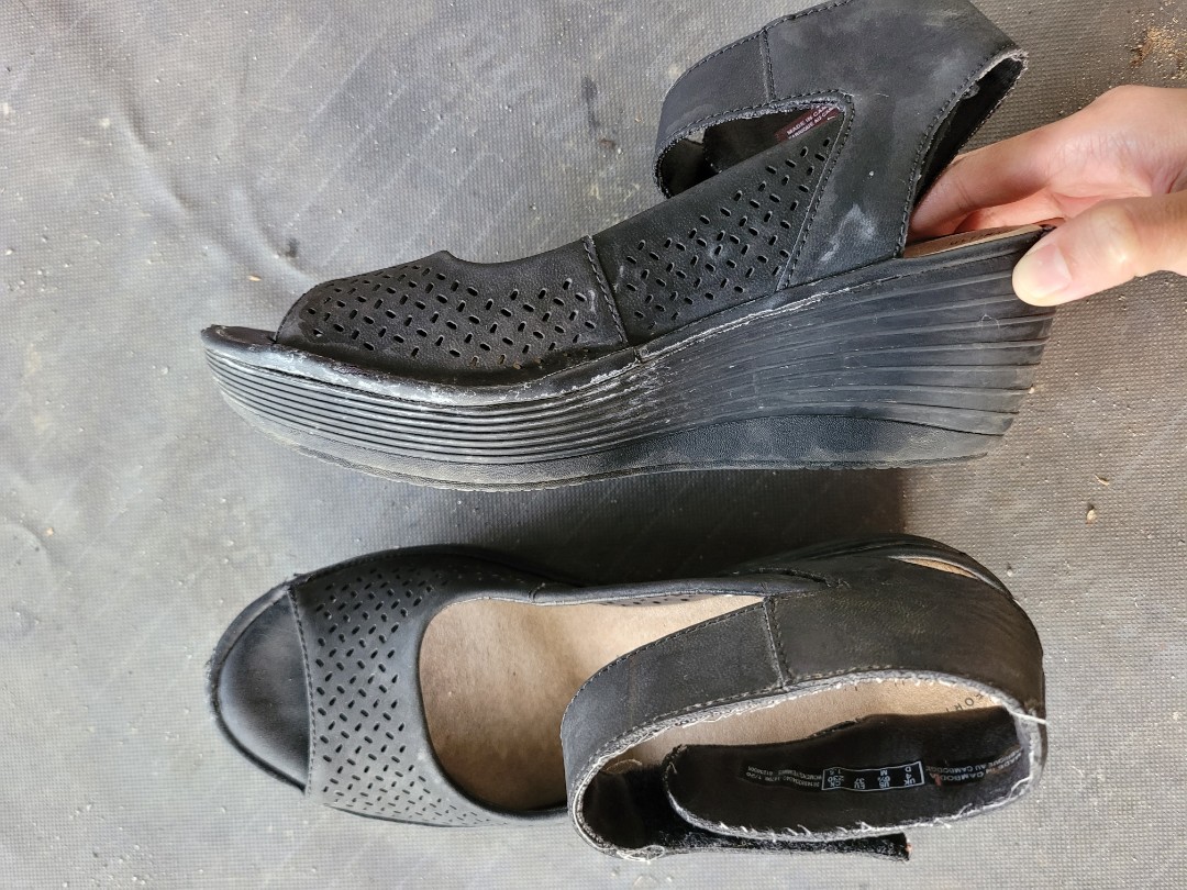 Clarks reedly salene black sales