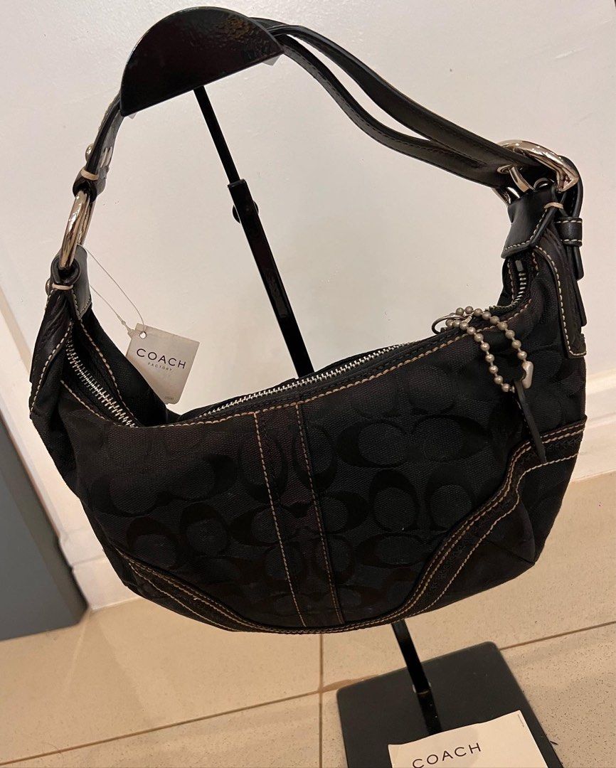 Coach black bag, Luxury, Bags & Wallets on Carousell
